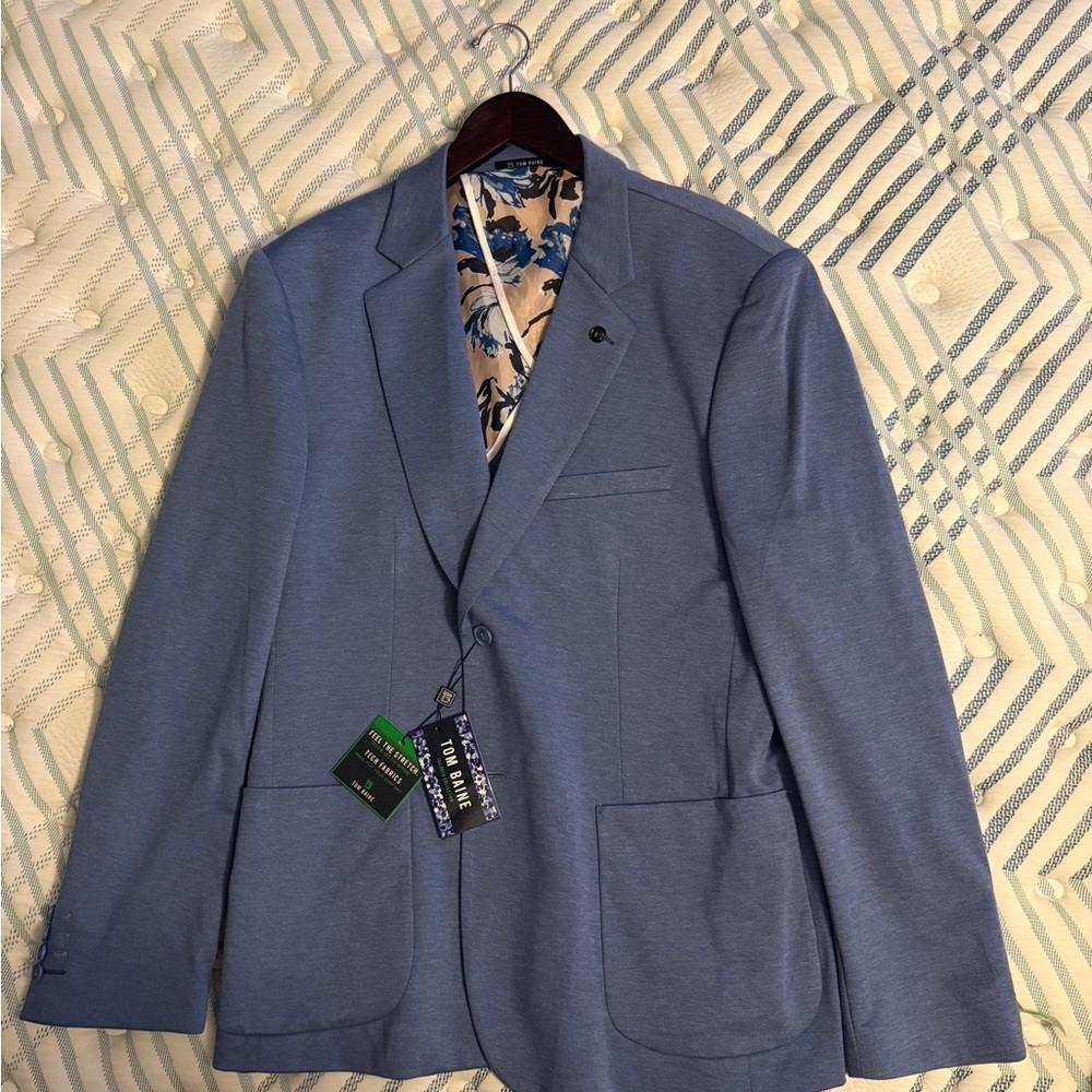 Men's Blue Tom Blaine Blazer 3XL
